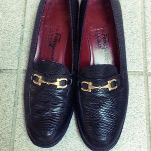 Authentic Ferragamo Leather Loafers